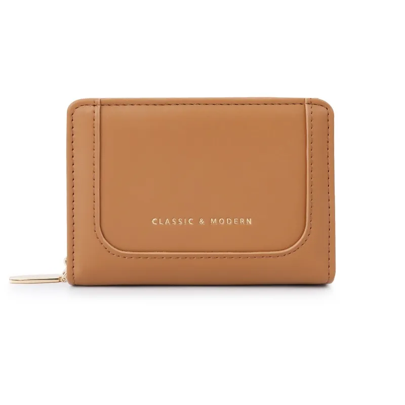 Grønn Bifold ID-kortholder lommebok med myntlomme