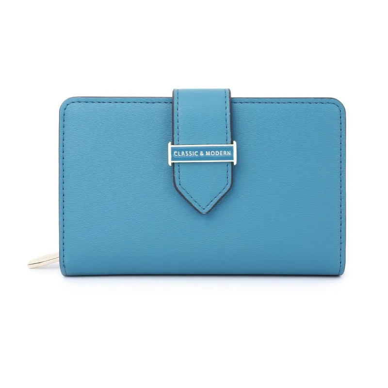 Stor Bifold-lommebok for kvinner Kortholder-lommebøker som rommer mye kontanter