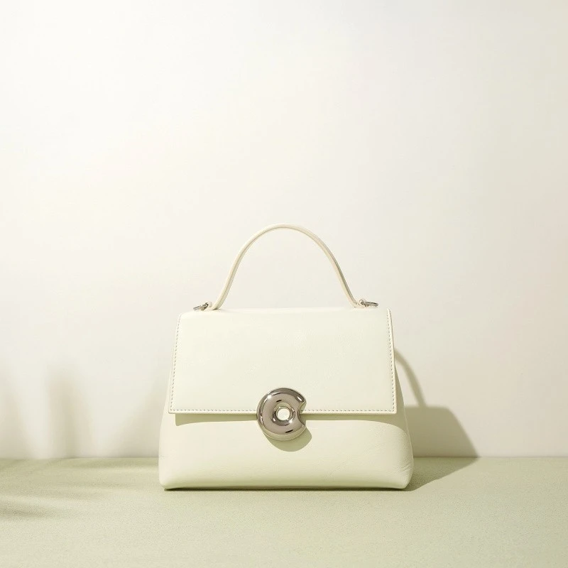 Pink Top Handle Crossbody Handbag high quality
